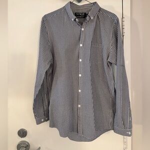 Topman Monochrome Gingham Men's Shirt